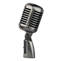 Retro style condenser microphone in FG2 colour with wireless capability for K song and recording.