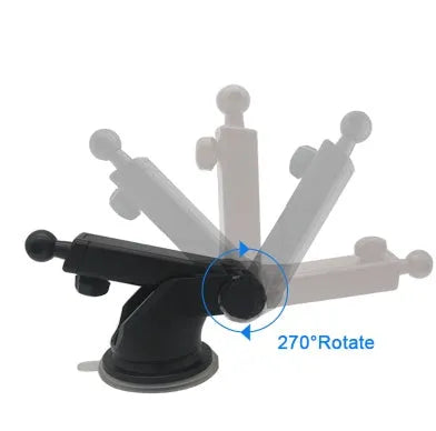 Universal telescopic car navigation bracket with adjustable multi-joint arm for vehicle mounting