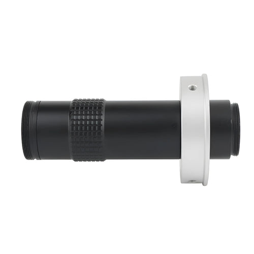 Black industrial camera monocular lens with 30mm diameter and 84mm length