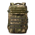 Outdoor camouflage mountaineering backpack Oxford cloth 20-35L breathable waterproof anti-theft curved shoulder strap