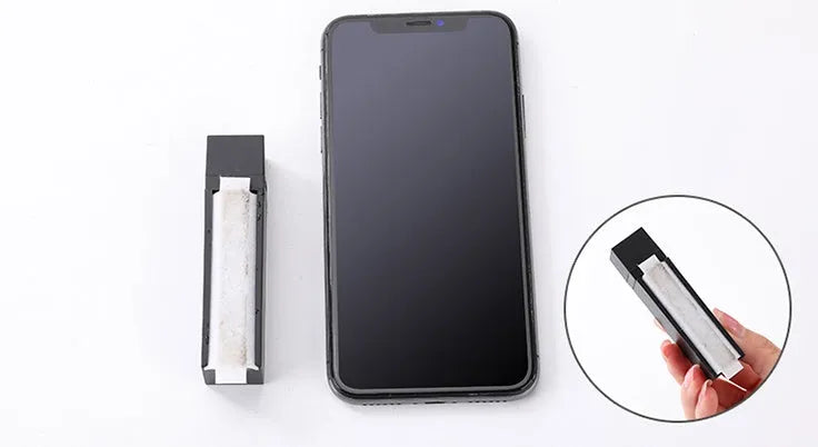 Disposable mobile phone screen cleaner kit with 40 individually wrapped anti-bacterial wet wipes