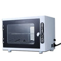 Small silver UV steriliser unit with stainless steel inner chamber for beauty tool sanitisation