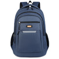 Men's casual Oxford cloth backpack in grey, black, green, and blue colour options