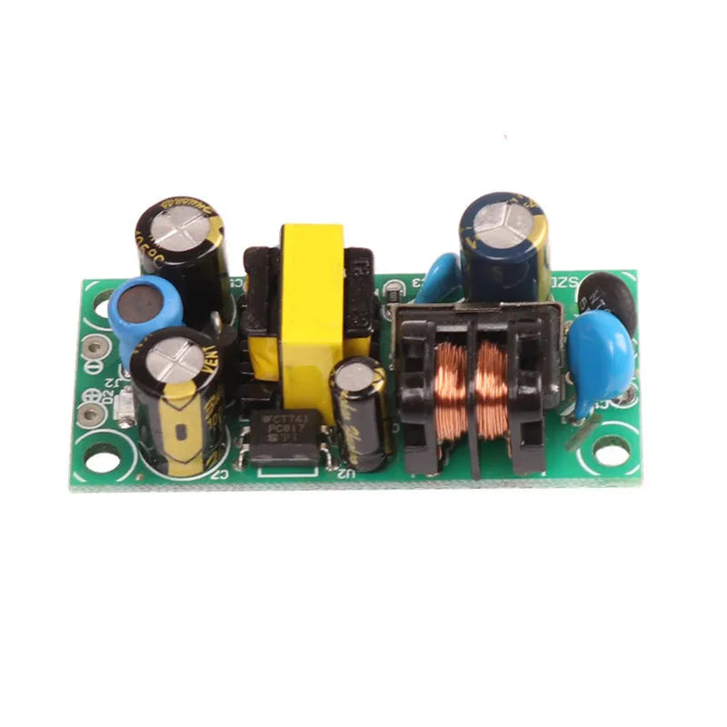 YS-U5S switching power board module with metal housing showing electrical connection points