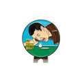 Zinc alloy hat clip for golf caps with personalised Dragon Year pattern design