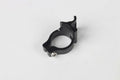 A single black aluminium alloy hose clamp with a 28.6mm diameter for vehicle use.