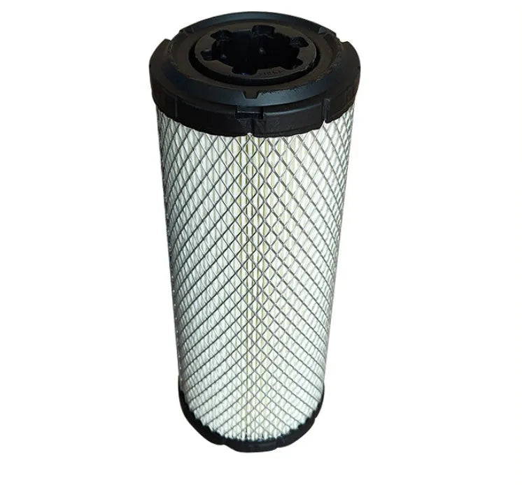 Donaldson 1027 straight head air filter with G057513 elbow, showing large circular filter element.