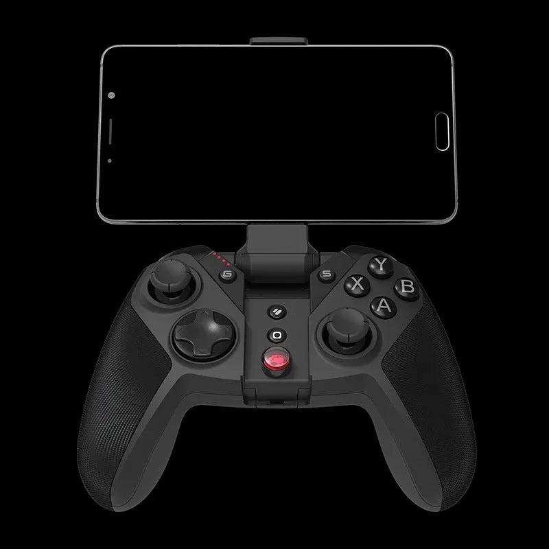 Black Gaishi chicken-handle USB Type-C gaming controller with analogue sticks and vibration function.