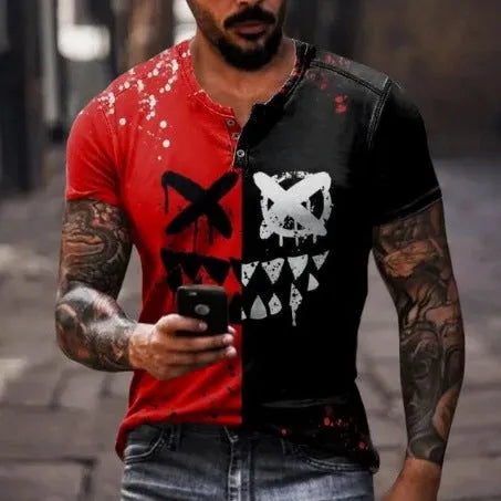 Men's bird eye cloth short sleeve polo shirt with lapel button in various colours