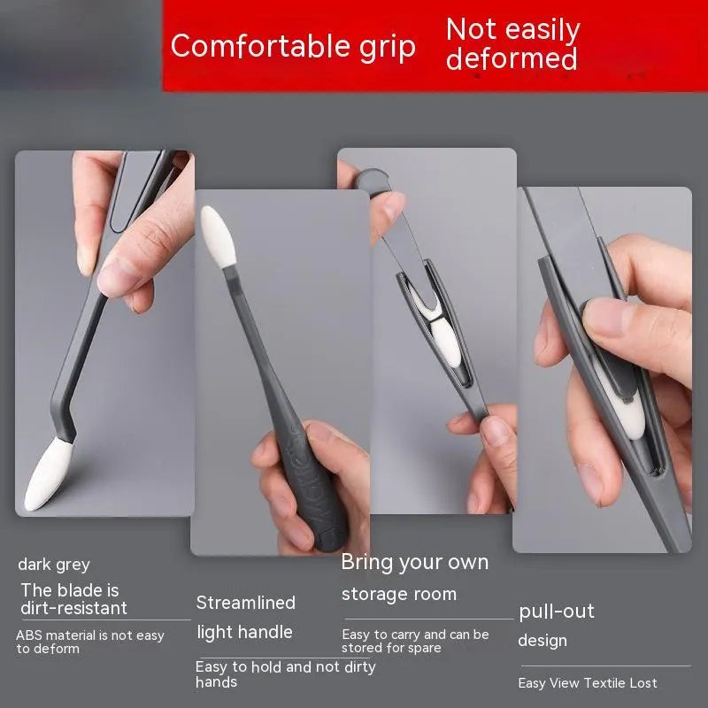 Plastic fluorescent pen eraser smear tip body sketch rubbing knife format R20212