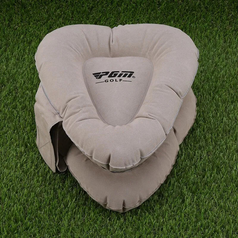 Golf swing corrector with PVC fluff material and retractable air nozzle for posture training