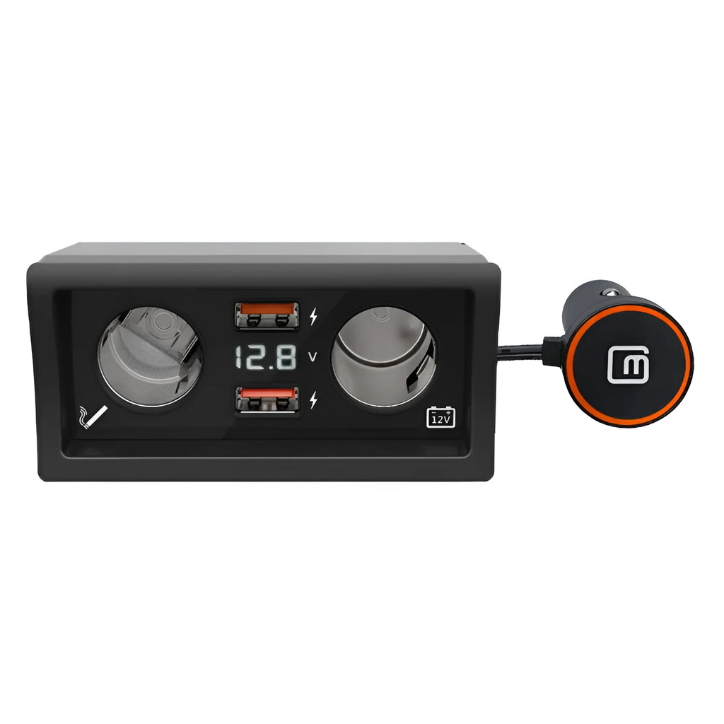 Lavida car charger with QC3.0 fast charge for cigarette lighter socket installation
