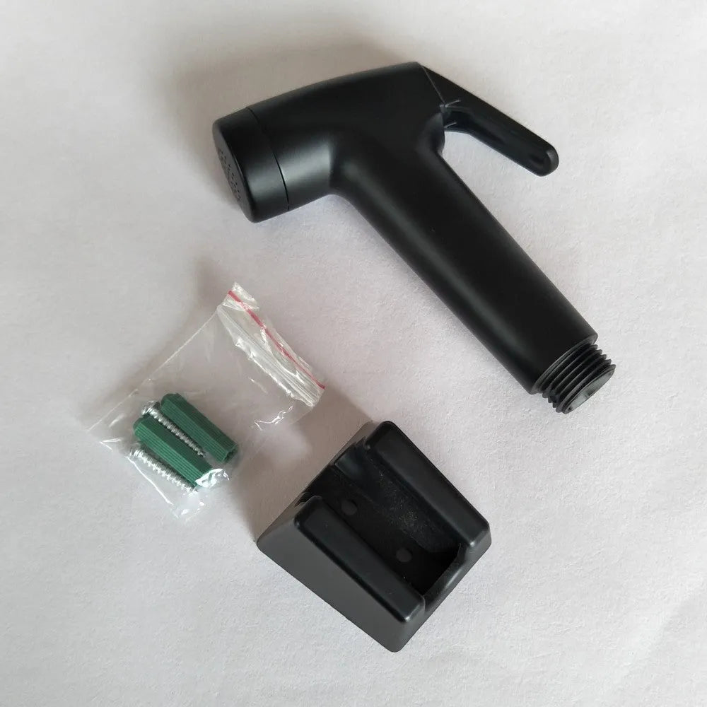Handheld ABS plastic bathroom cleaning nozzle with rain spray function for toilet and pet washing