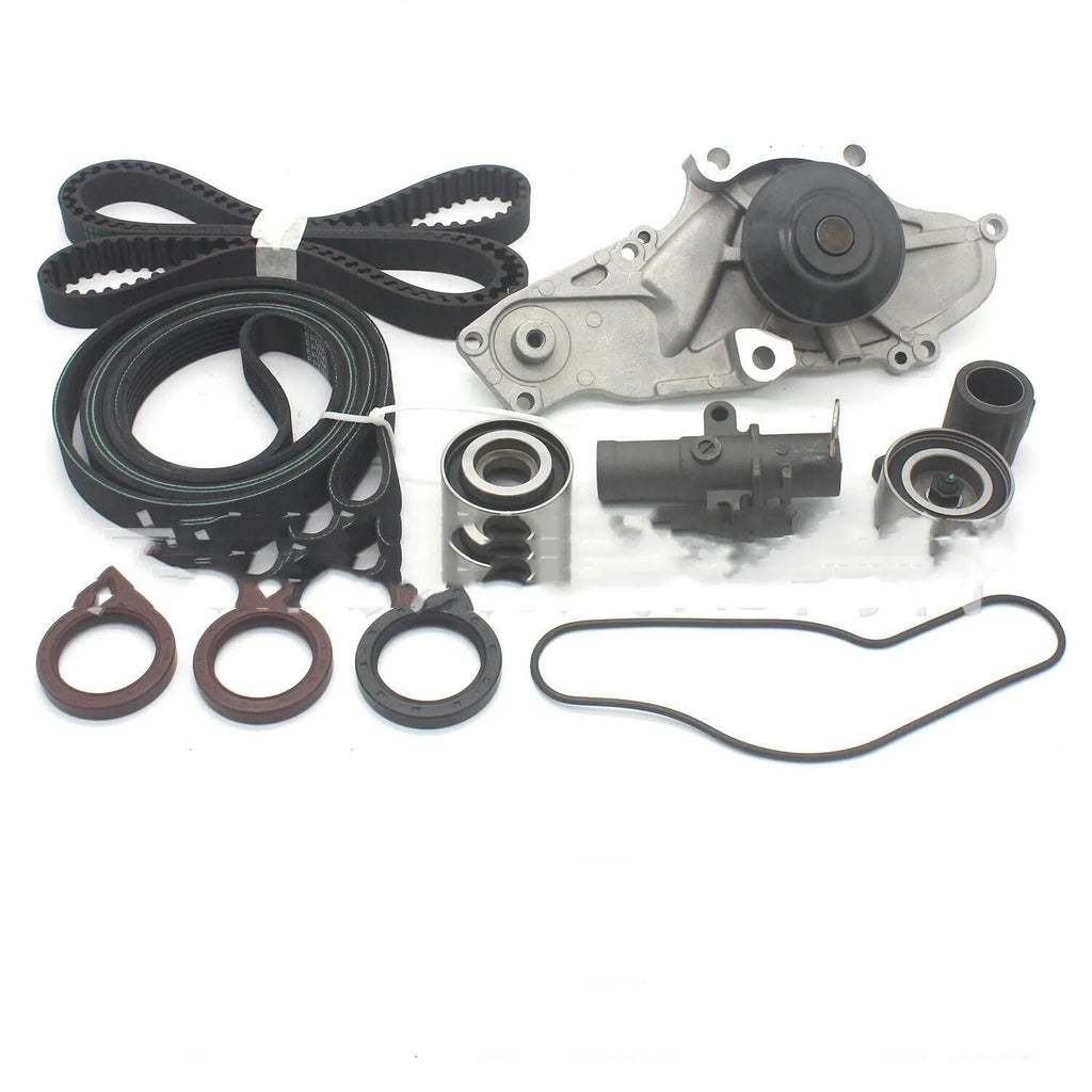 Metal belt and water pump assembly kit for automotive repairs measuring 28mm