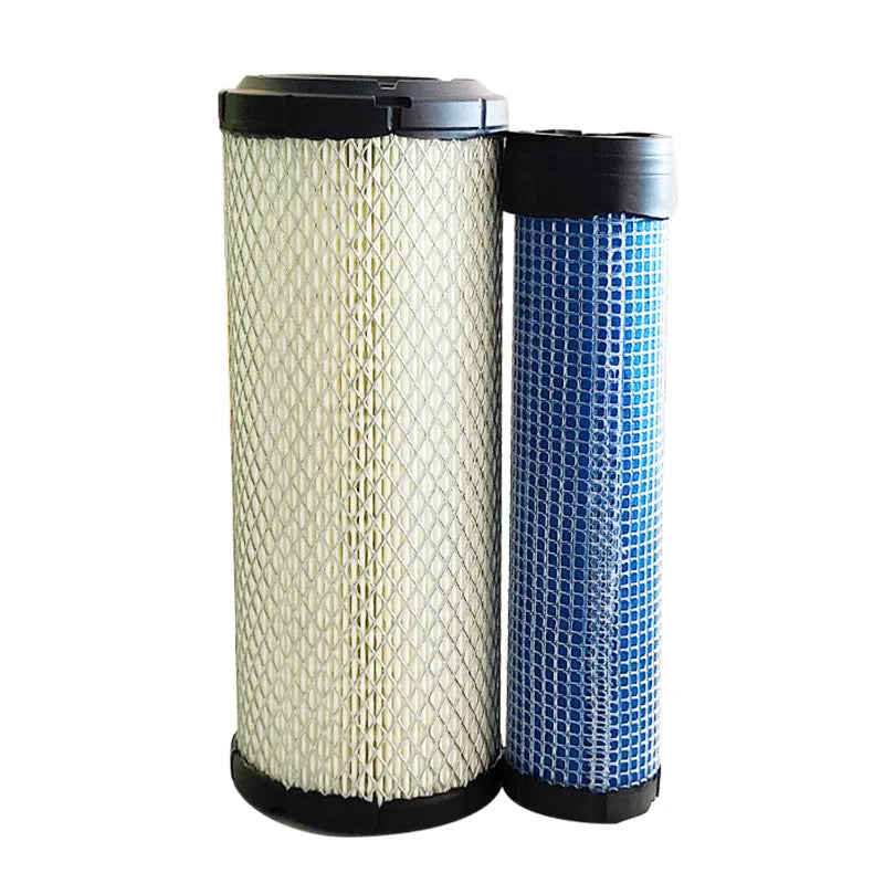 Donaldson 1027 straight head air filter with G057513 elbow, showing large circular filter element.