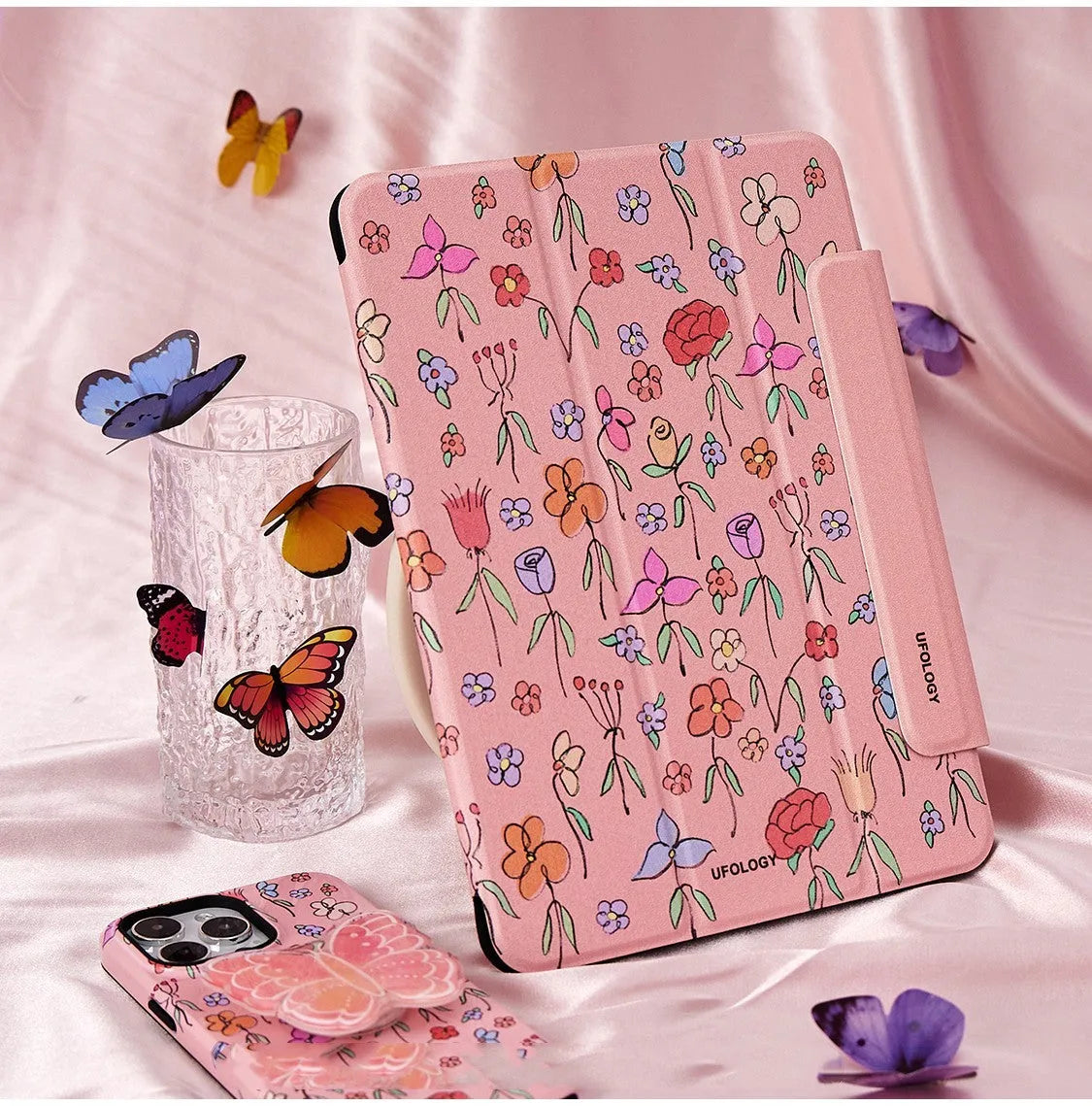 Magnetic protective sleeve for 10.9-inch iPad Air tablets with polyurethane flat shell