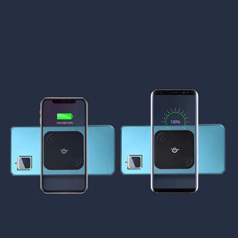 Portable power bank with LCD display in alloy shell, available in multiple colours and capacities