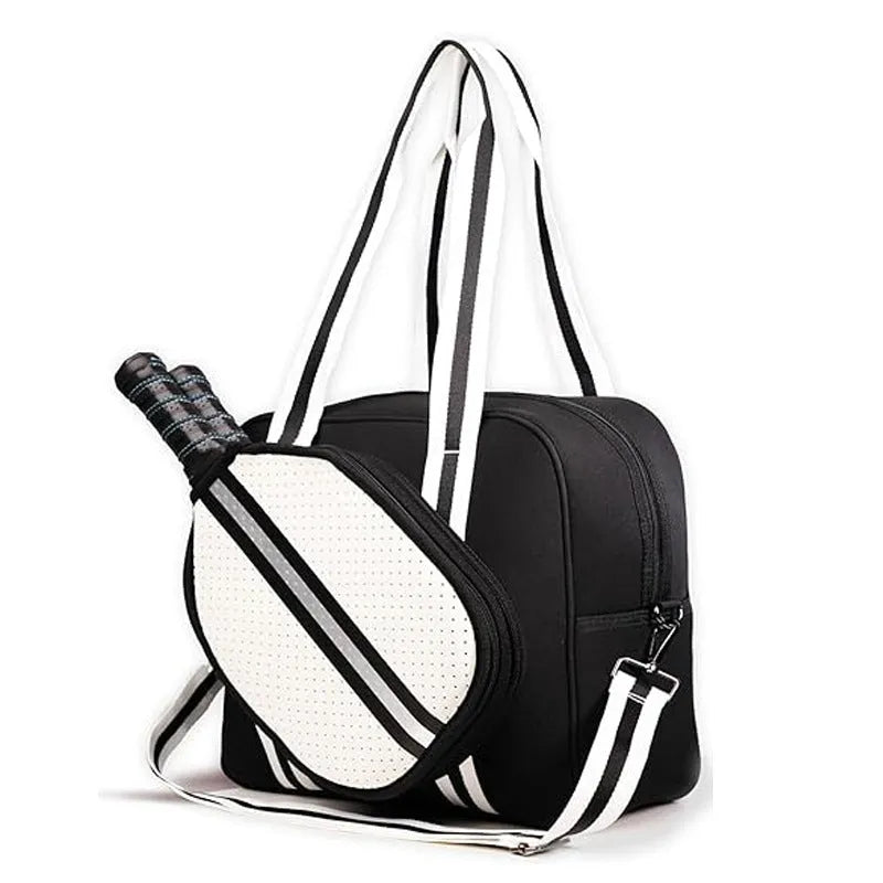 Training sports bag with wet dry separation in neoprene oak, free size, black