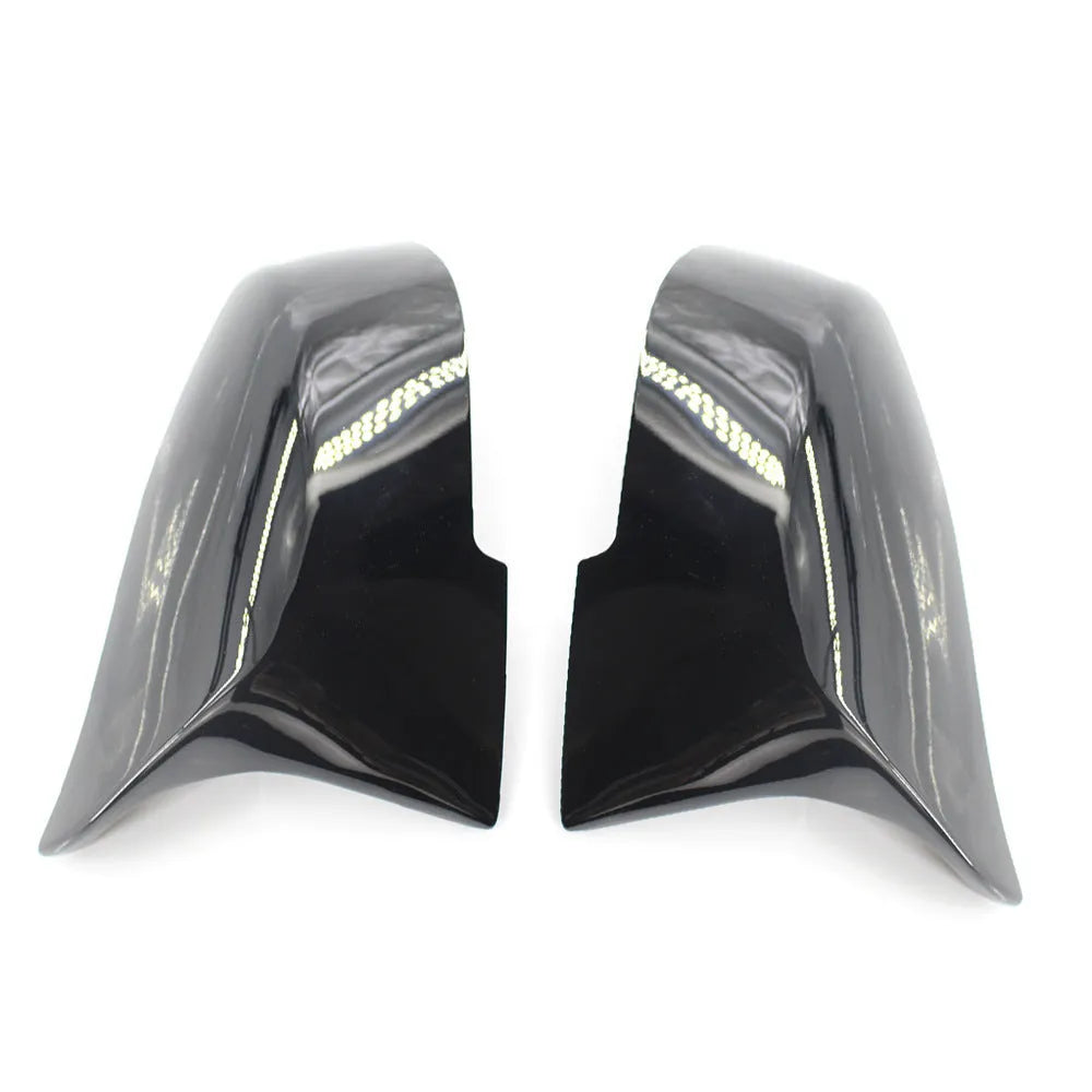 BMW 3 Series 4 Series modified horn rear-view mirror shells in paint bright black finish