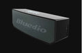 Black BS-6 Bluetooth smart speaker with 52mm drivers and compact 227x68x74mm dimensions