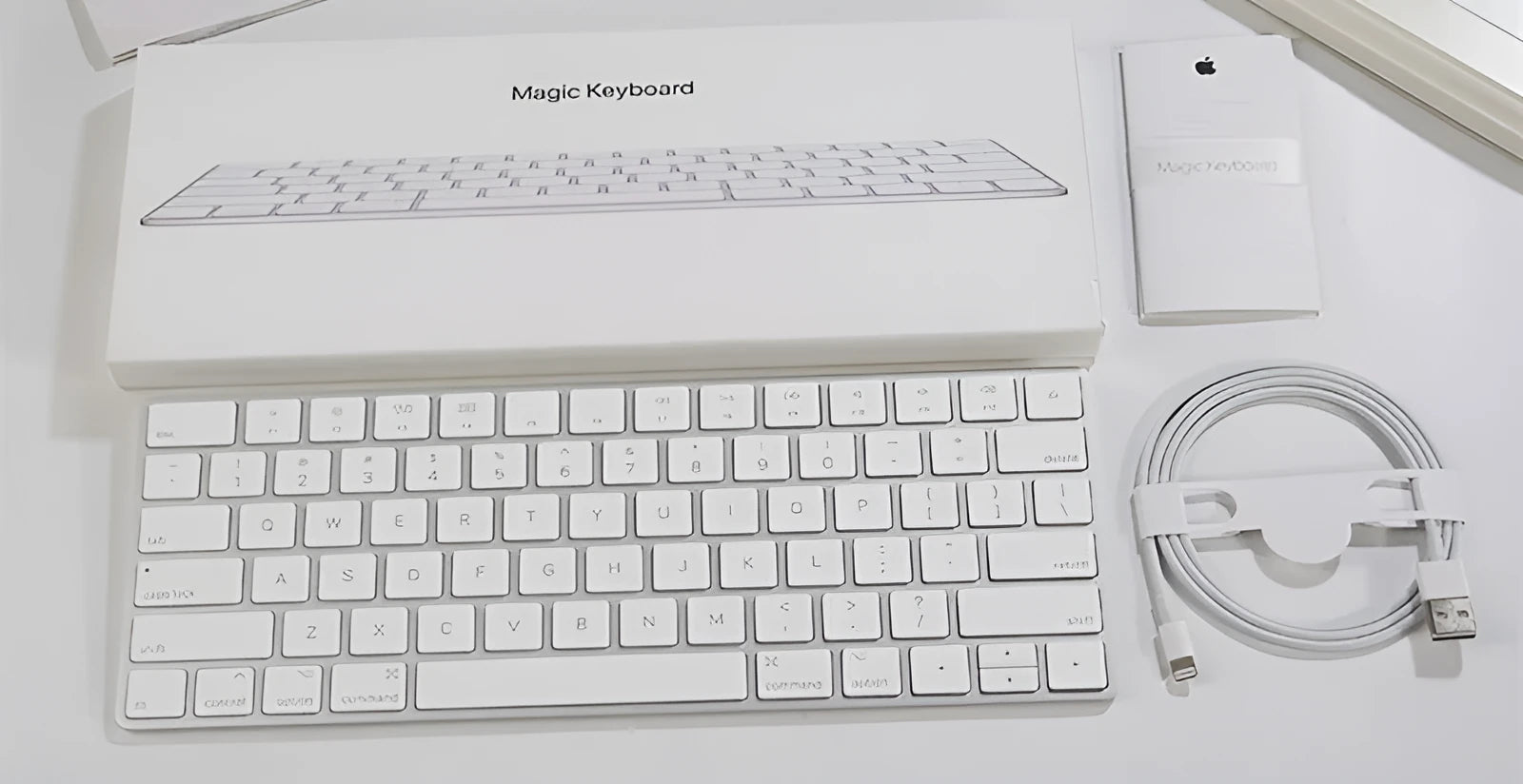 Apple Bluetooth Wireless Keyboard G6 white ultra-thin metal multimedia keyboard