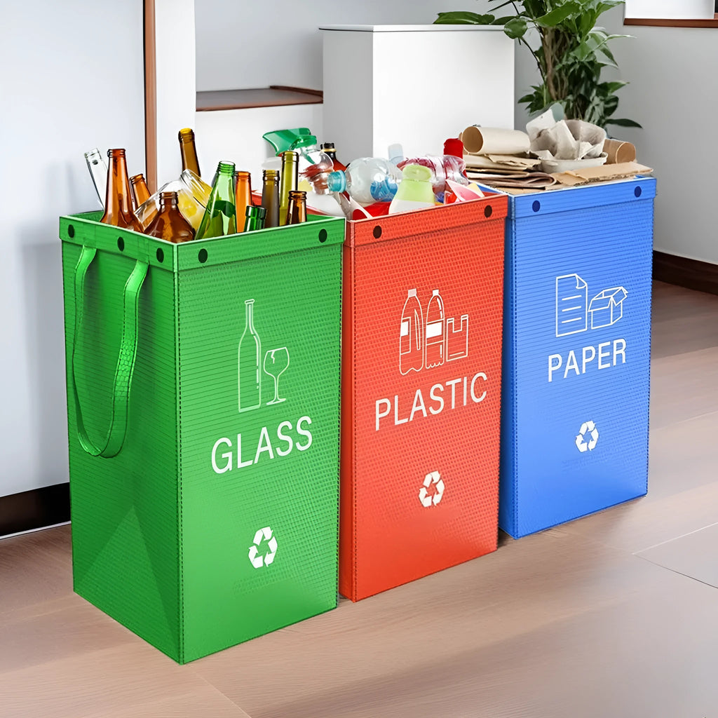 PP plastic garbage bag 40L capacity in multiple colours for home and office waste bin