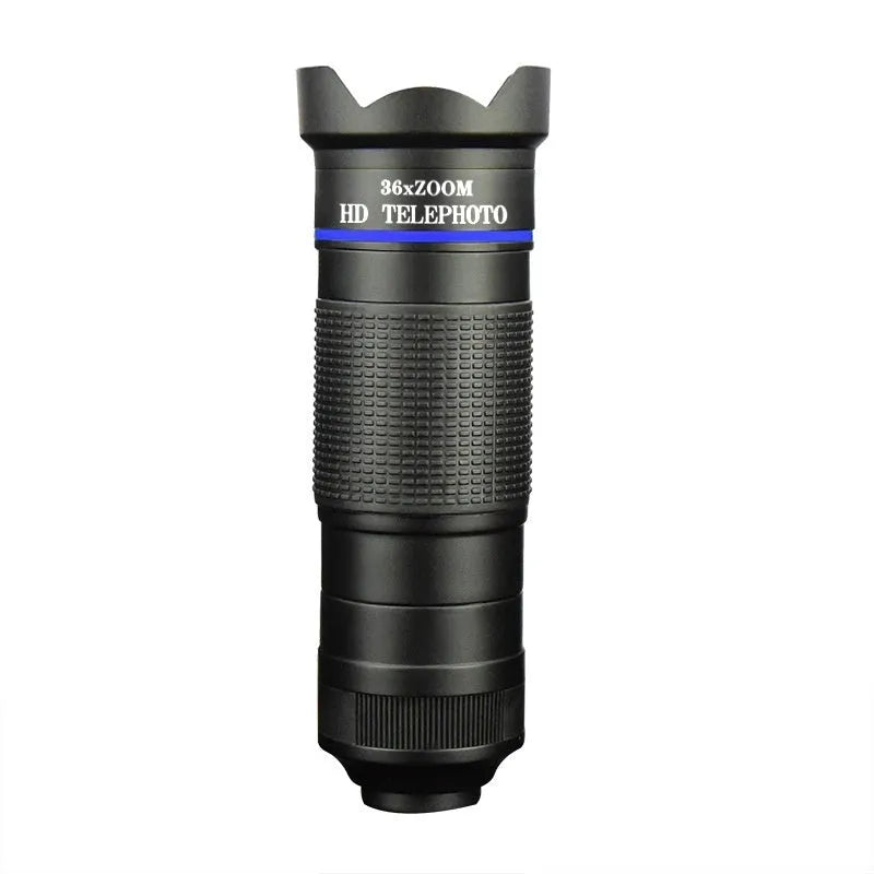 36x telephoto lens set for mobile phone external camera with monocular structure