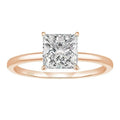 925 silver geometric round ring with polished finish in silver gold rose gold colours