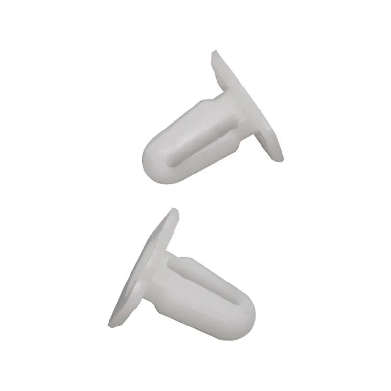 Set of 60 PA66 plastic automobile interior trim panel clips in D318 style.