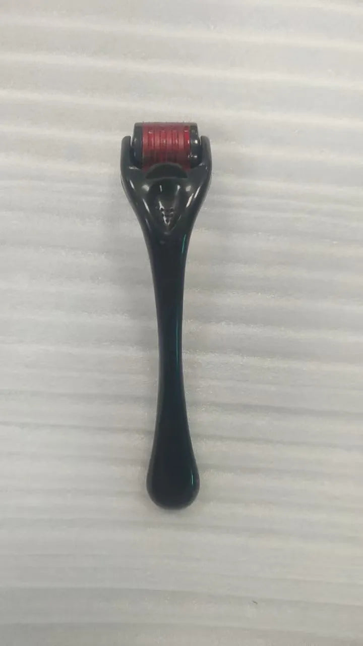 540 micro needle derma roller with adjustable size and multiple colour handle and wheel options