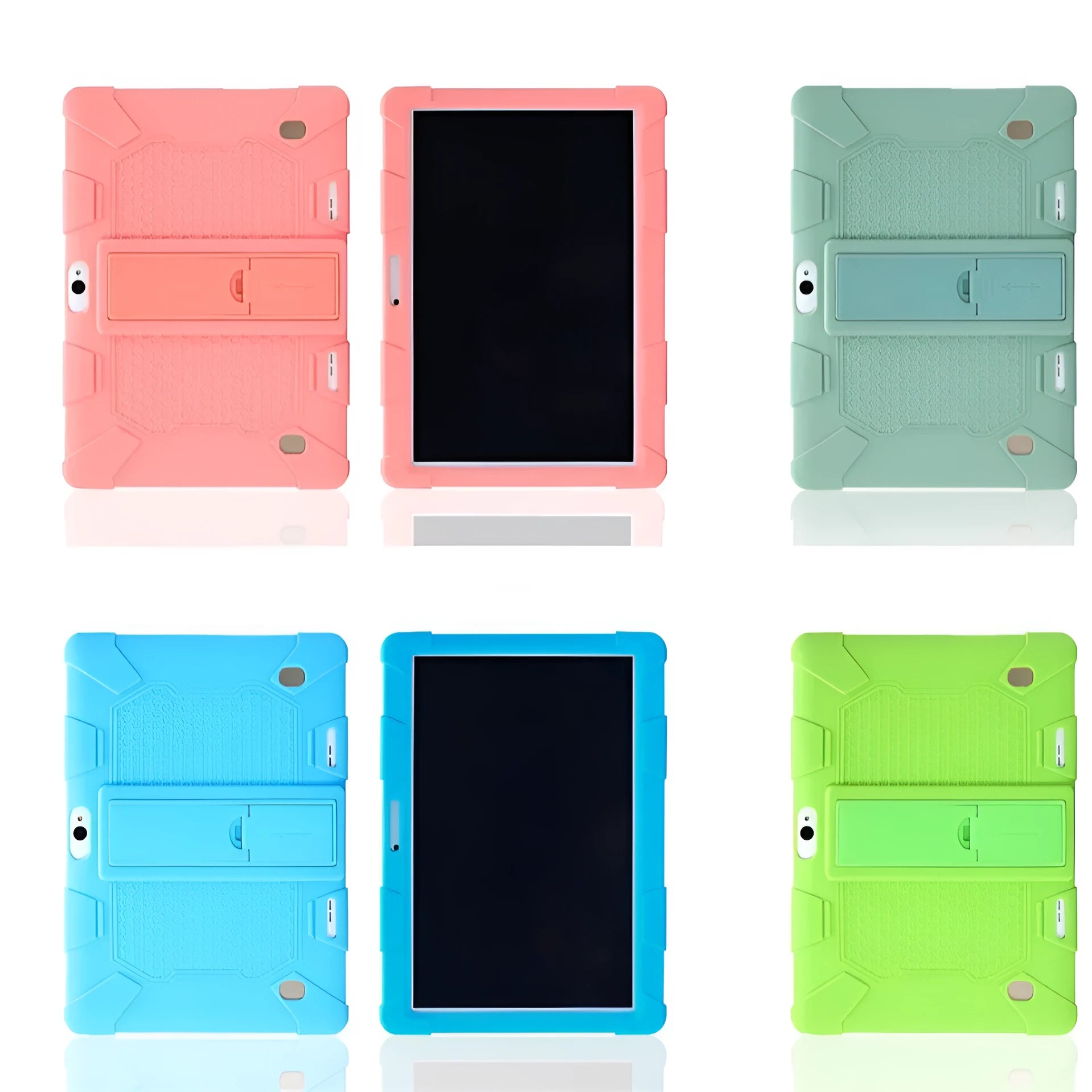 Little Overlord H10 Pro M20 10.1-inch tablet silicone case with kickstand in black colour