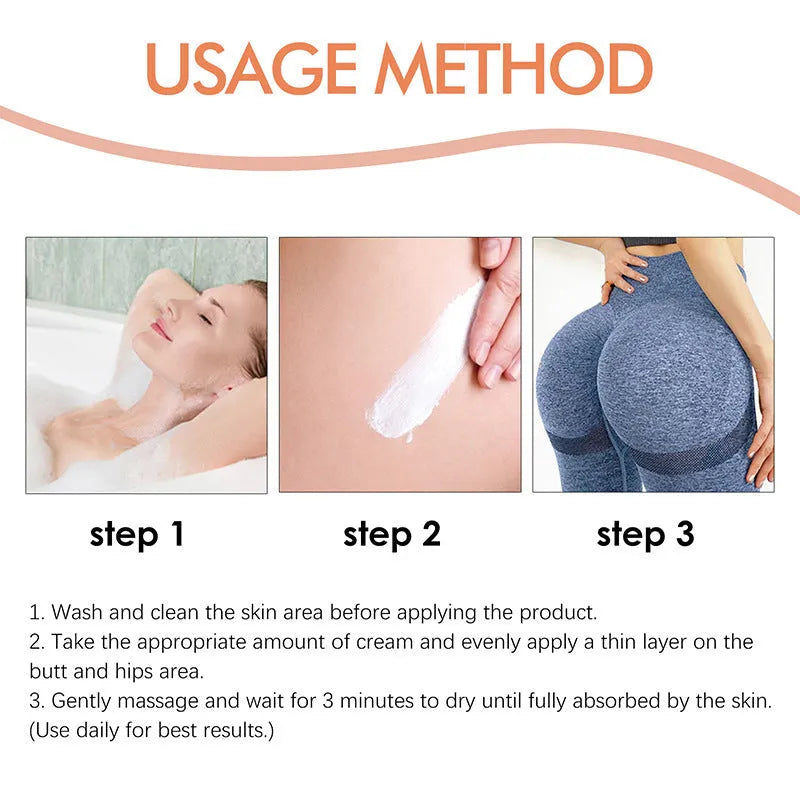 100g tube of hip lifting cream for buttock firming in home fitness routines