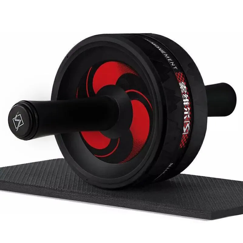 Abdominal wheel fitness equipment in various colours for core muscle training exercises