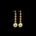 Stainless steel geometric personality earrings showing Eight Awn Star, Eye, and Shell Sun designs.