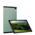 Android 15 tablet PC with 11.6 inch IPS screen showing four colour options: black, blue, green and orange