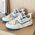 Men's low-top mesh board shoes flat heel casual breathable rubber sole stitching sizes 39-44