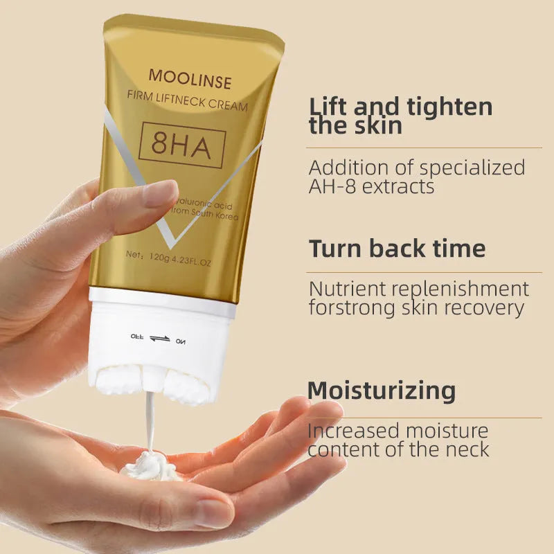 120ml neck firming massage cream in container for lifting treatment