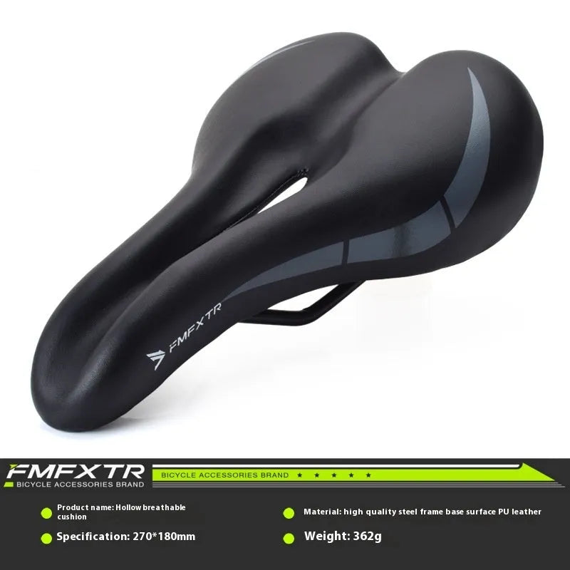 Bicycle saddle cushion replacement cover with hollow design measuring 270mm by 180mm in 3147 colour