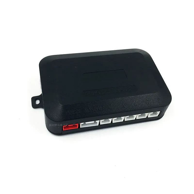 4-probe buzzer reversing radar system with ultrasonic parking sensors and installation tools