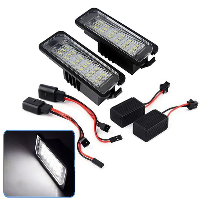 Volkswagen LED licence plate light unit with Canbus for Golf, Polo models