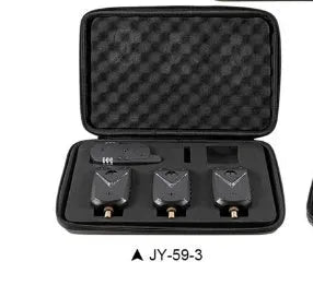 Wireless fishing electronic alarm kit with modular receivers for bite detection