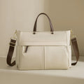 Women's large capacity oxford cloth briefcase showing 36cm length and open pocket design