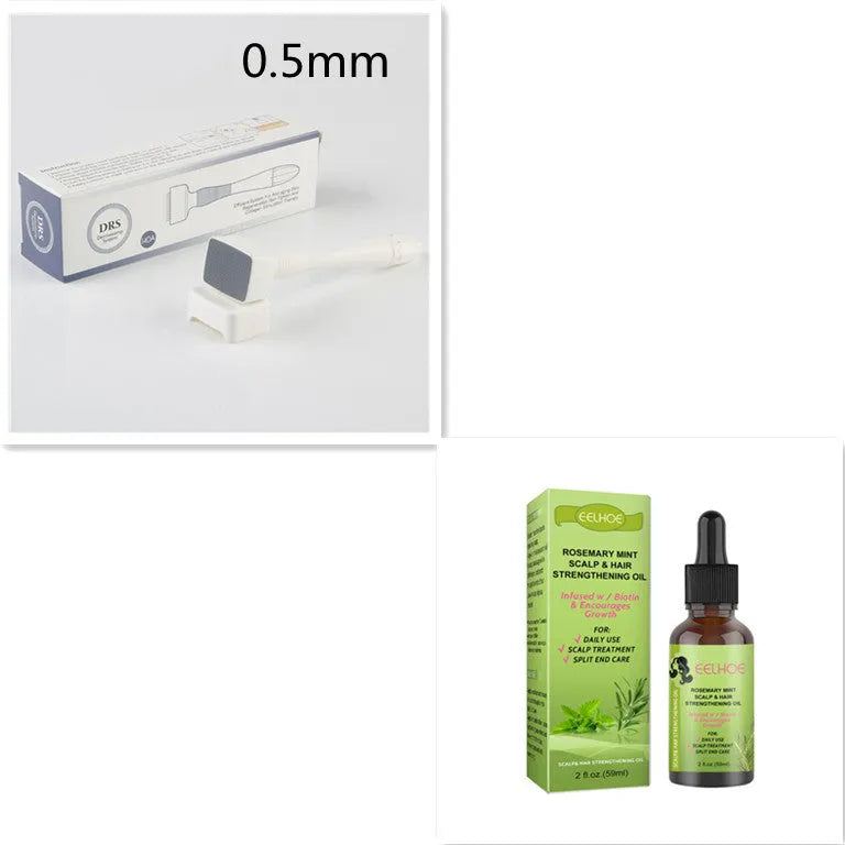 59ml rosemary mint hair growth fluid bottle for scalp massage and hair nourishment