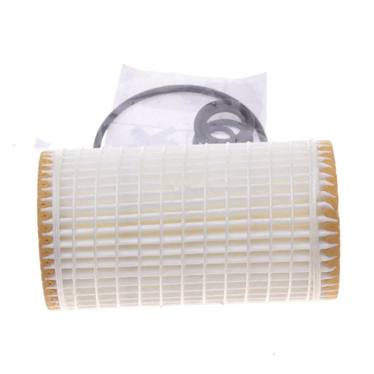 HU718 5X oil filter with wire wound polyester mesh element for lubricating oil systems