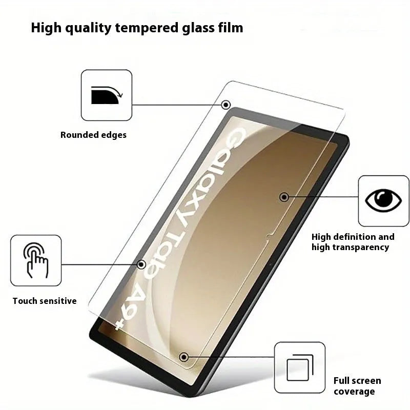 Tempered glass screen protector for Samsung tablets with explosion-proof and anti-fingerprint features