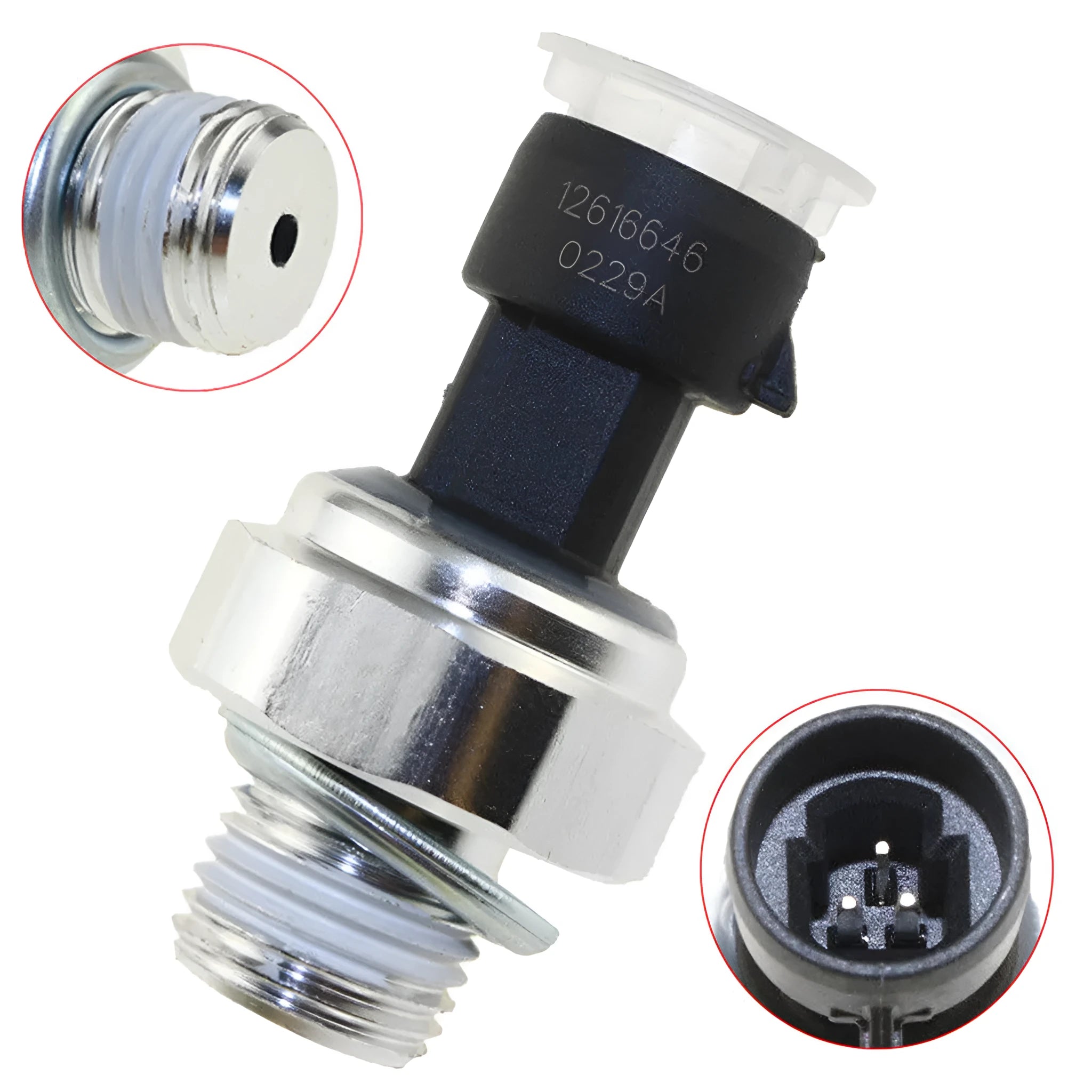 Oil pressure sensor for Buick and Chevrolet vehicles with part numbers 12573107 12614969