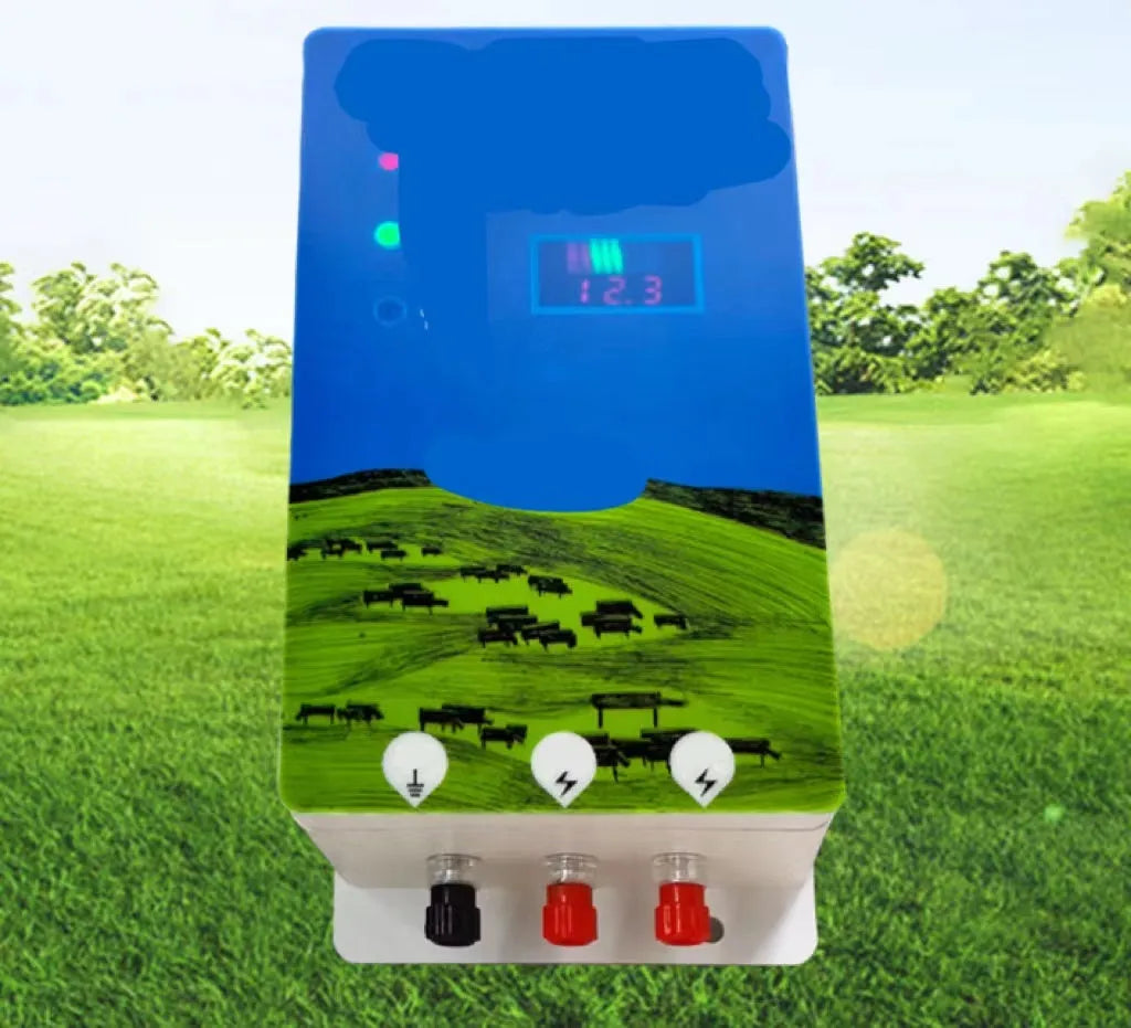 Pasture electronic host high voltage pulse breeding grid fence complete livestock containment system