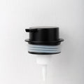 ABS plastic foam pump for facial cleanser in various metallic and matte colours.