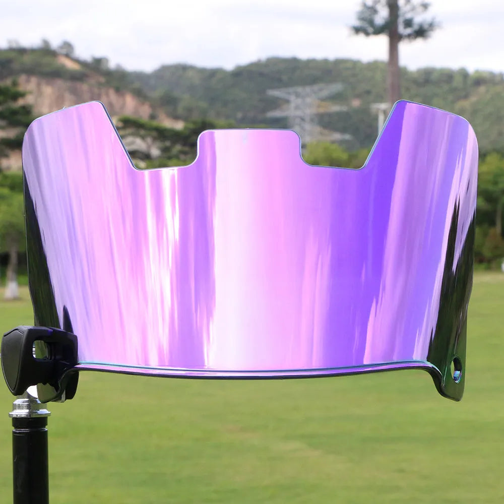 American style multicolor rugby helmet goggles showing tool-free attachment system