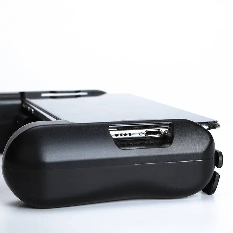 Black Cooling Bluetooth Controller-P2 for iPhone gaming with cooling fan
